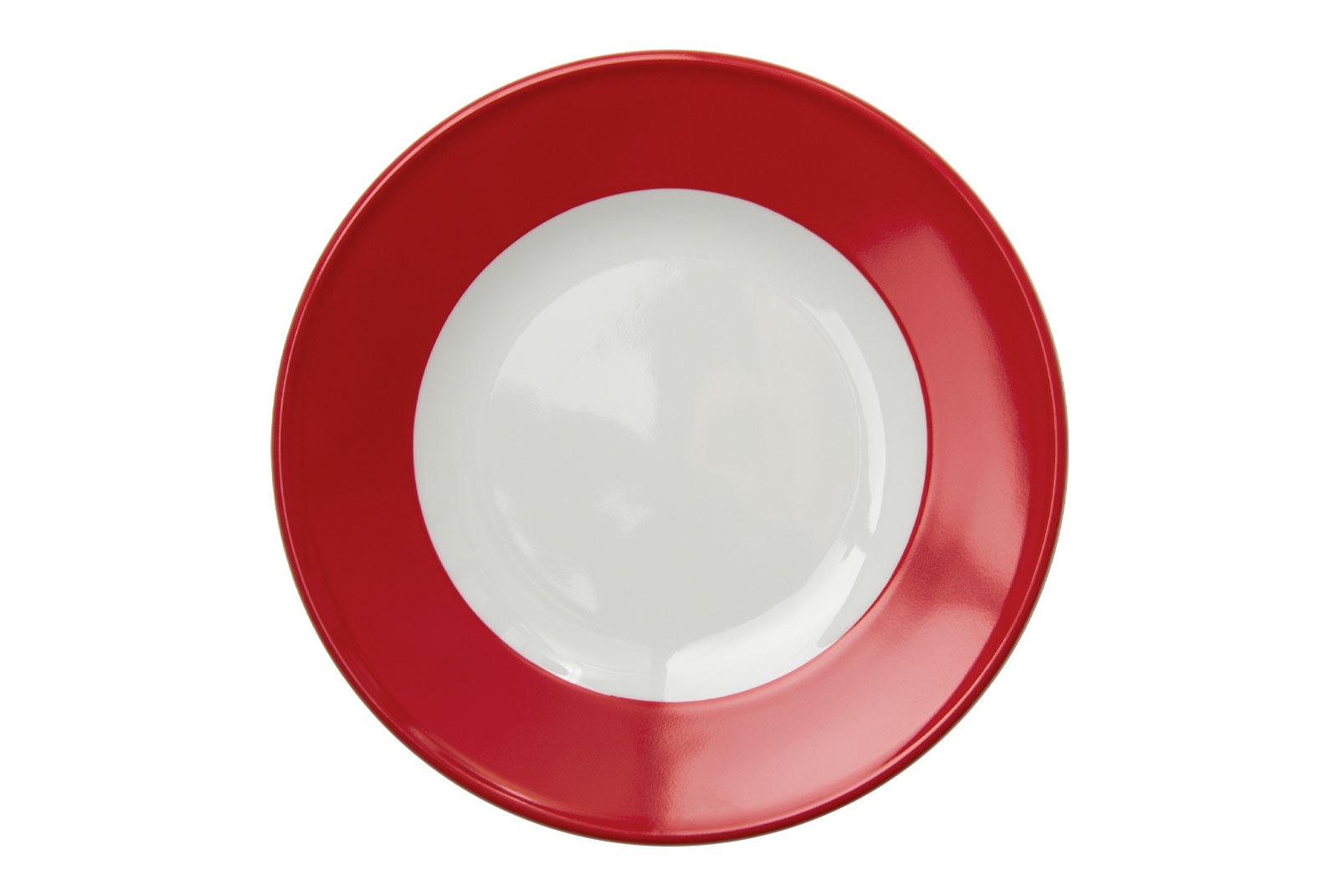 Dibbern Solid Color rot Frühstücksteller 19cm Fahne