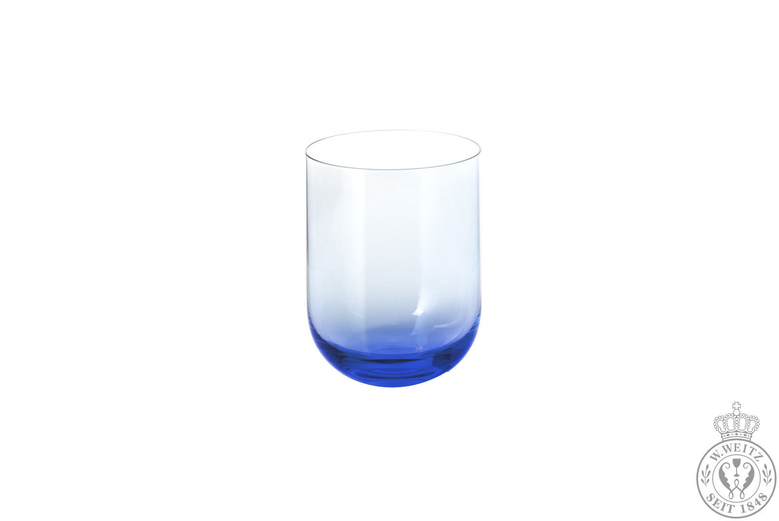 Dibbern Rotondo Glas 0,25ltr. azurblau