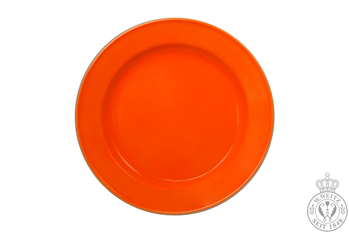Dibbern Solid Color orange Frühstücksteller 19cm Voll Dekor