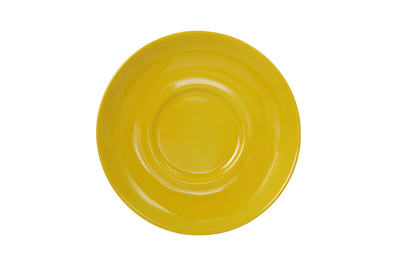 Dibbern Solid Color sonnengelb Kaffee-Untertasse