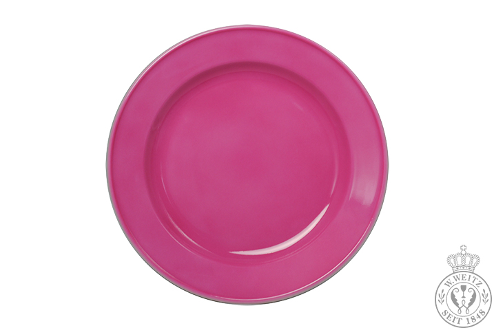Dibbern Solid Color pink Frühstücksteller 19cm Voll Dekor