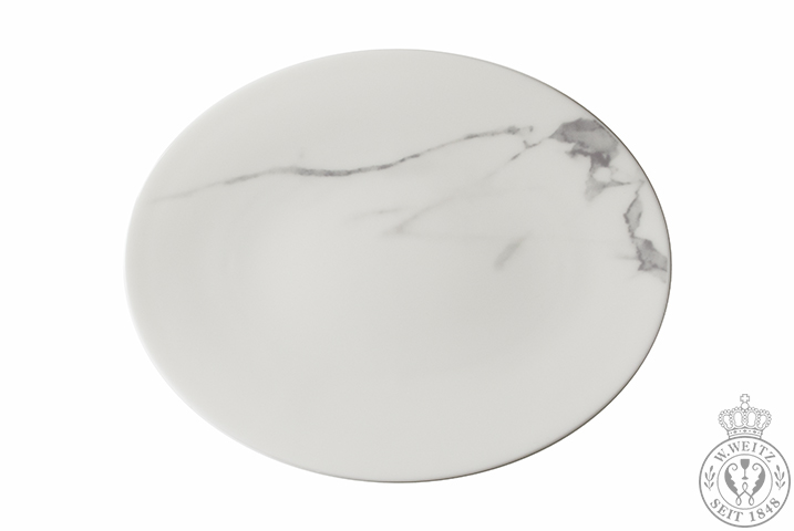 Dibbern Carrara Platte/Teller oval 28cm