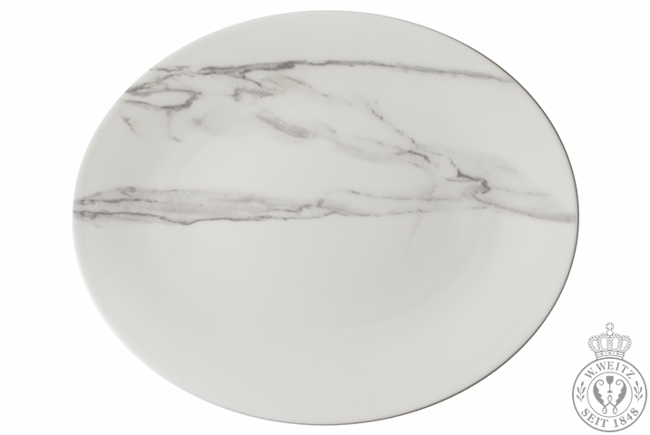Dibbern Carrara Platte/Fischteller oval 32cm