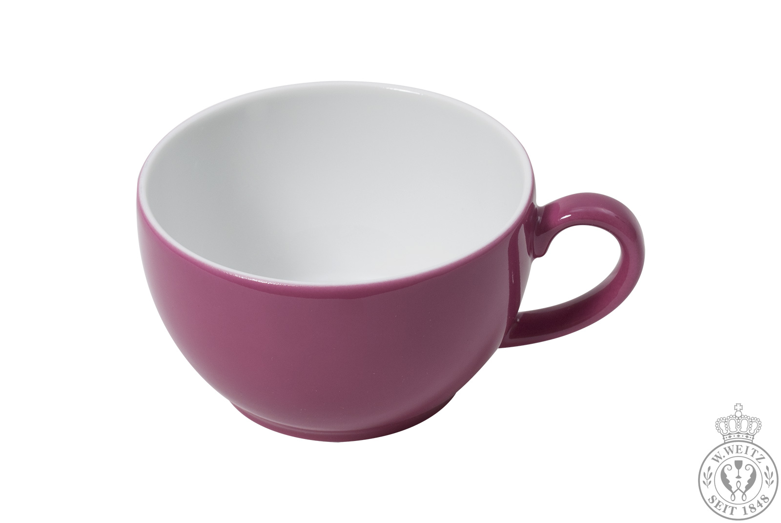 Dibbern Solid Color himbeere Cappuccino-Obertasse