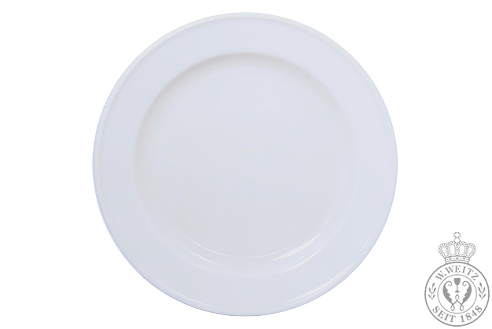 Dibbern Solid Color weiß Frühstücksteller 19cm Voll Dekor