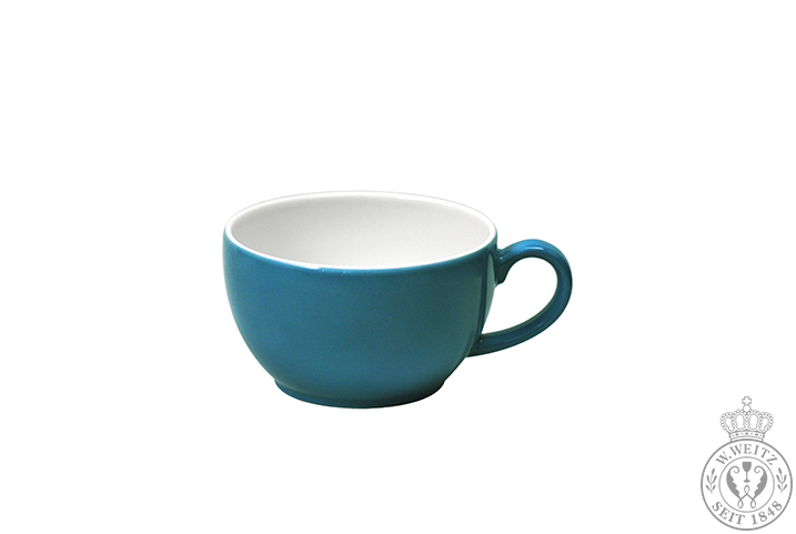 Dibbern Solid Color vintage blue Cappuccino-Obertasse