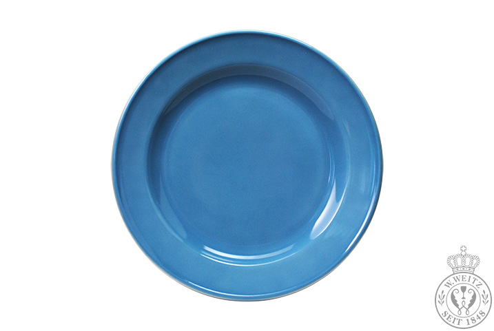 Dibbern Solid Color vintage blue Frühstücksteller 19cmVoll Dekor