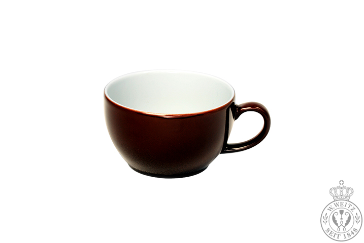 Dibbern Solid Color kaffeebraun Kaffee-Obertasse