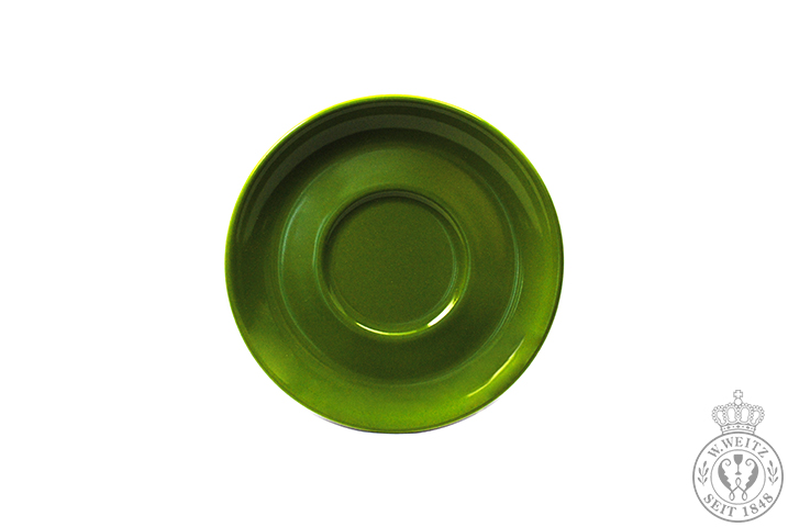 Dibbern Solid Color oliv Espresso-Untertasse rund