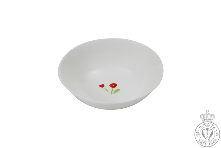 Dibbern Impression Blume Rot Dessertschale 16cm