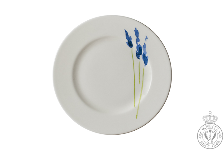 Dibbern Impression Blume Blau Frühstücksteller 21cm