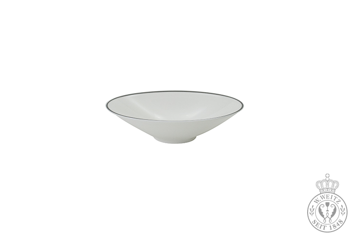 Dibbern Simplicity Dip-Schale oval 13,5cm grau