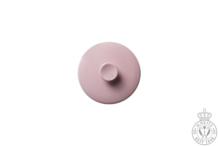 Dibbern Solid Color zartrosa Deckel für Teekanne 1,10ltr.