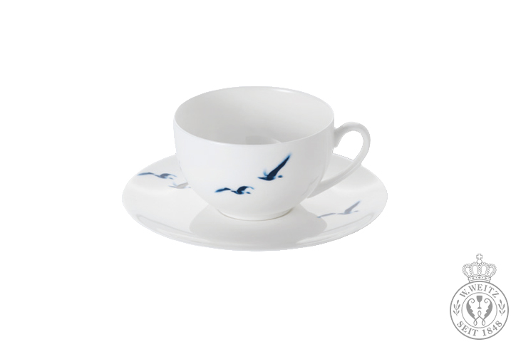 Dibbern Blue Birds Kaffee-Obertasse rund 0,25ltr.