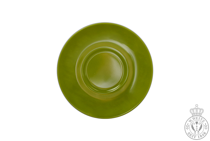 Dibbern Solid Color oliv Kaffee-Untertasse