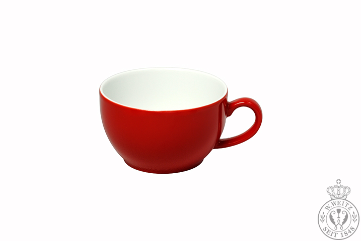 Dibbern Solid Color signalrot Kaffee-Obertasse