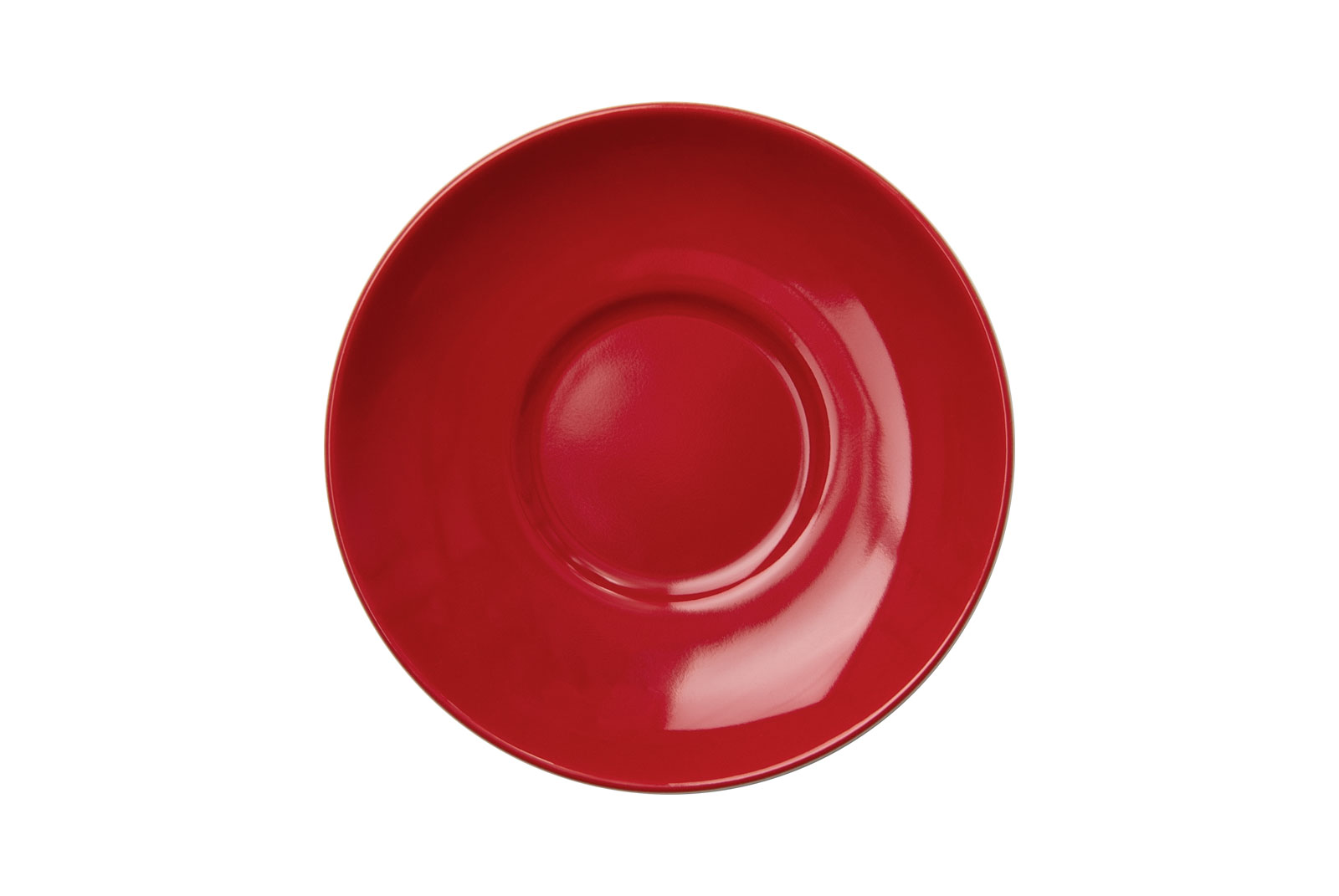 Dibbern Solid Color rot Kaffee-Untertasse