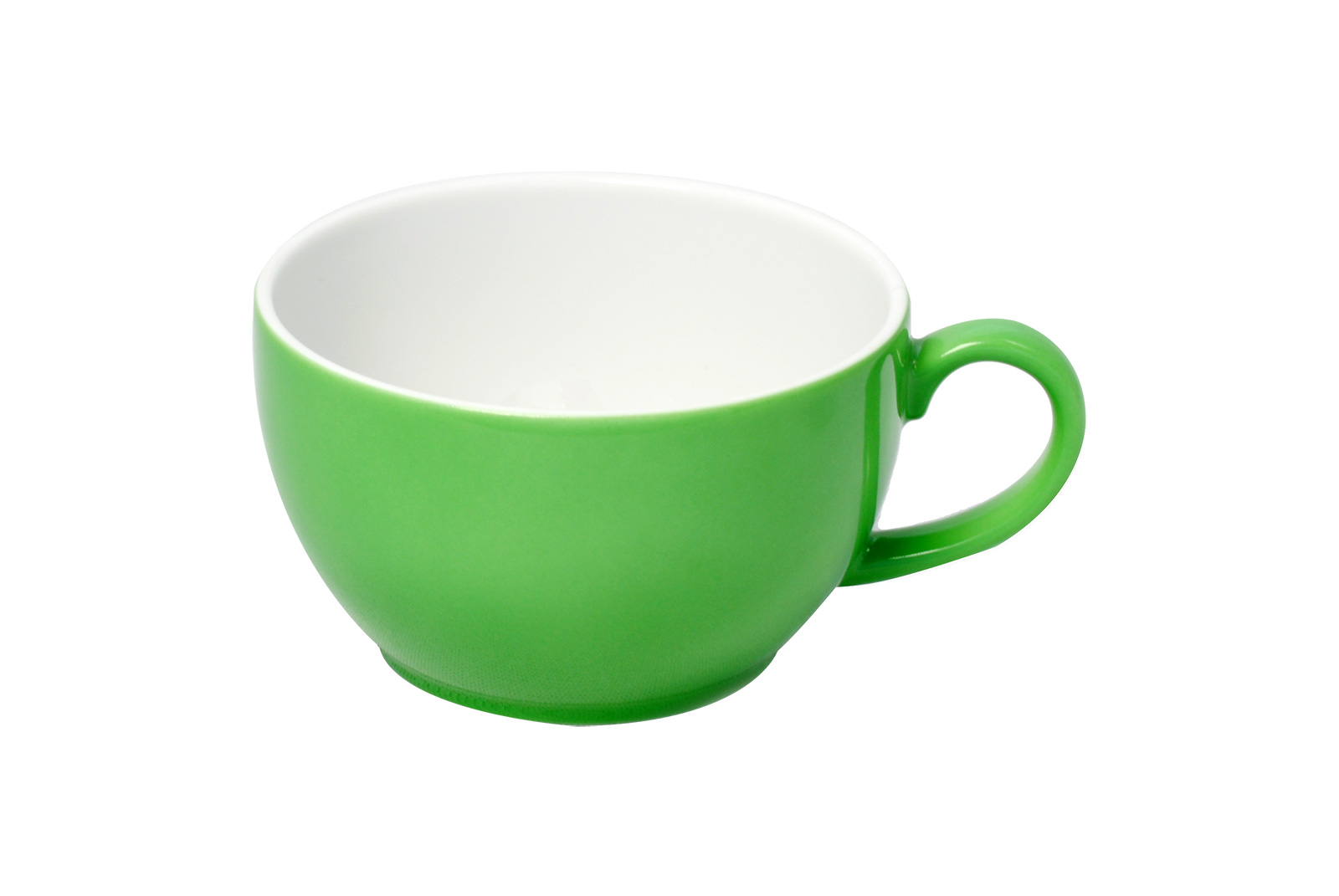 Dibbern Solid Color apfelgrün Cappuccino-Obertasse