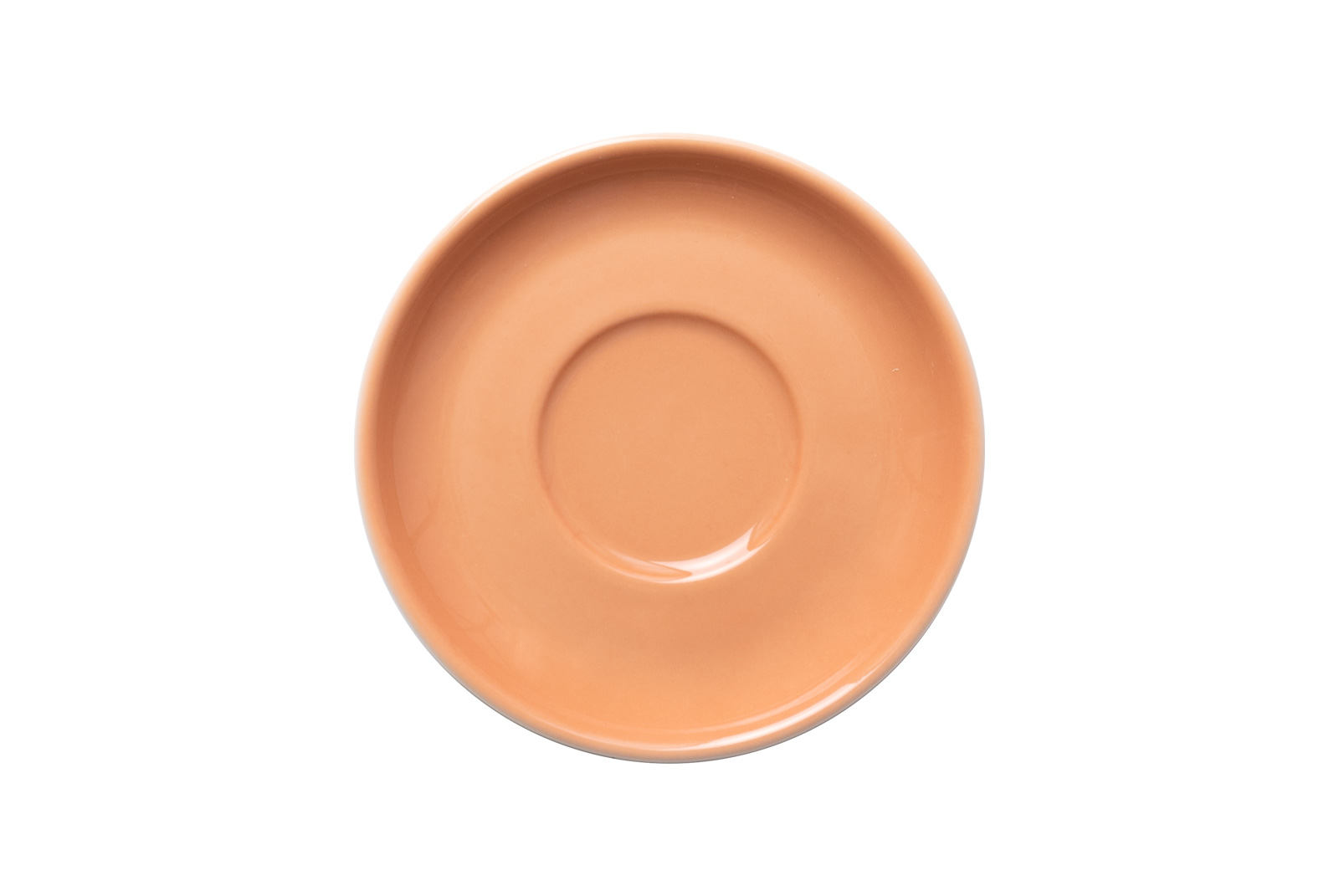 Dibbern Solid Color blush Espresso-Untertasse rund