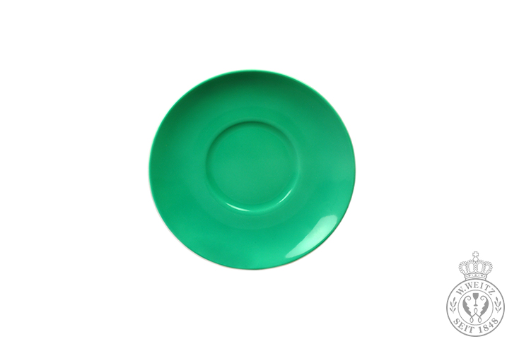 Dibbern Solid Color smaragd Espresso-Untertasse rund