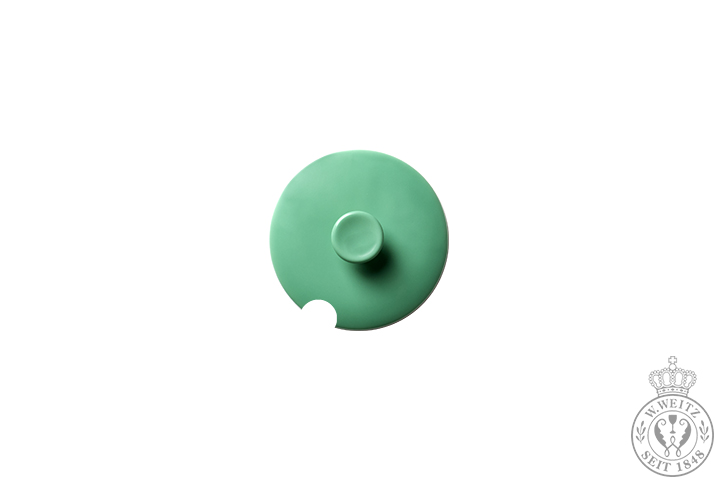 Dibbern Solid Color smaragd Deckel für Zuckerdose