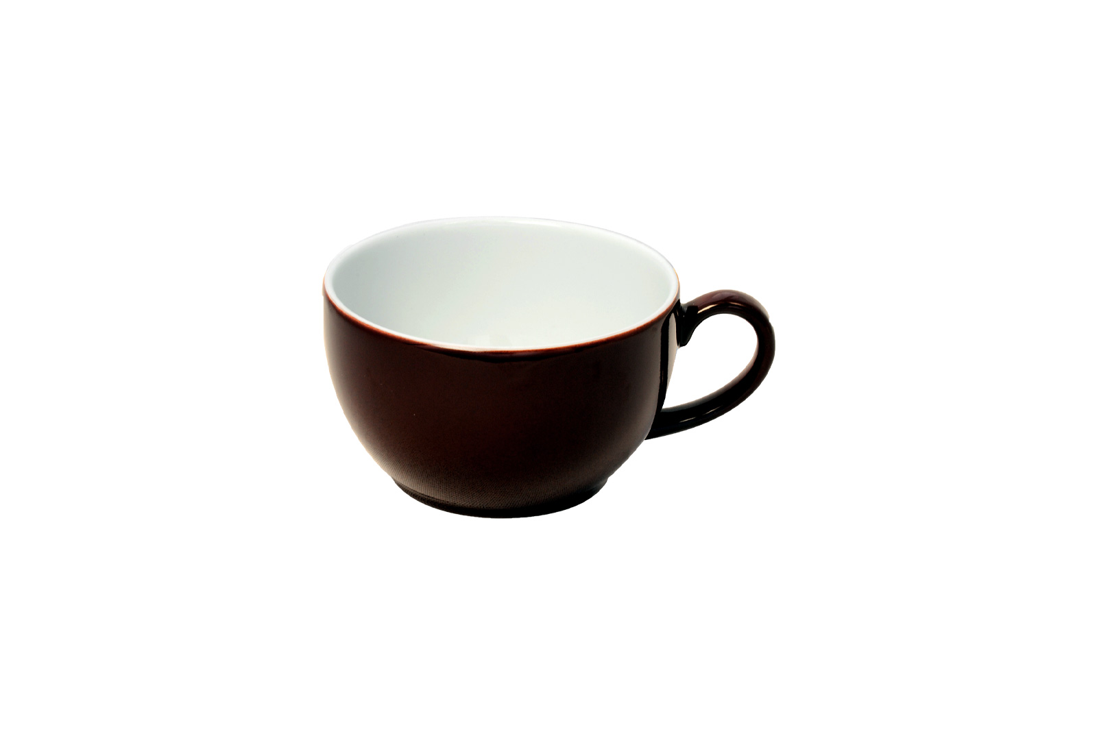 Dibbern Solid Color kaffeebraun Espresso-Obertasse rund 0,10ltr.